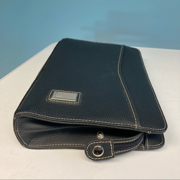 DUNHILL MEN’s Clutch Multiple Compartments Zippers Wallwt Organizer - Picture 4 of 9